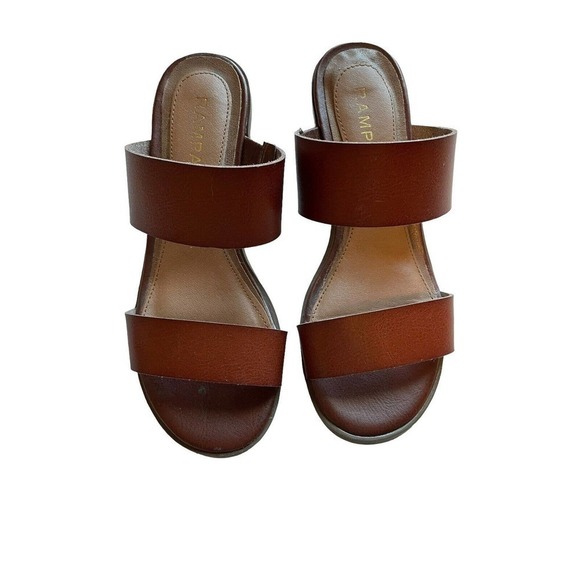 Rampage Ram Hatty Block heel slip on Brown Sandals size 6 M - Picture 3 of 10